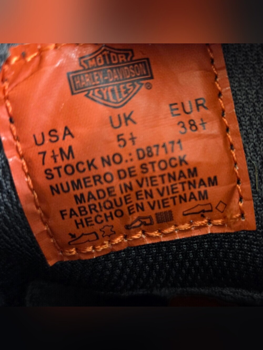 Harley-Davidson Womens Brinser Black Waterproof Motorcycle Boots Size 7.5 - Picture 10 of 10